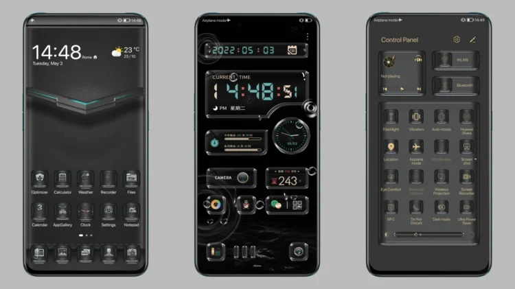 Leather Metal EMUI Theme