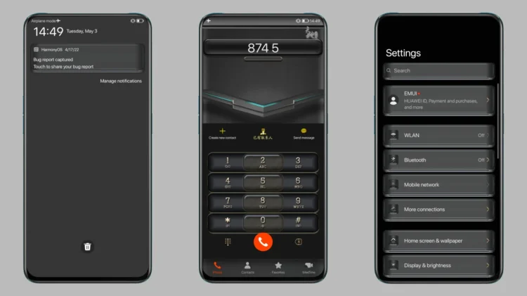 Leather Metal EMUI Theme