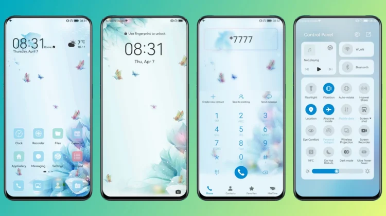 Mystic Butterfly EMUI Theme
