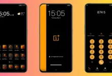 Orange Dark EMUI Theme