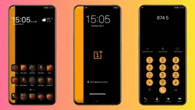 Orange Dark EMUI Theme