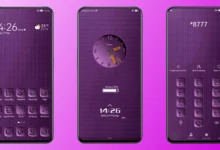 Purple Plain EMUI Theme