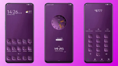 Purple Plain EMUI Theme