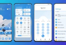 She is Blue EMUI Theme
