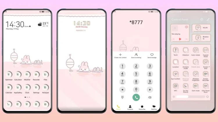 Warm Bunny EMUI Theme