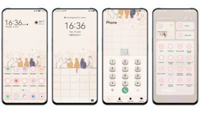 5 Cats EMUI Theme