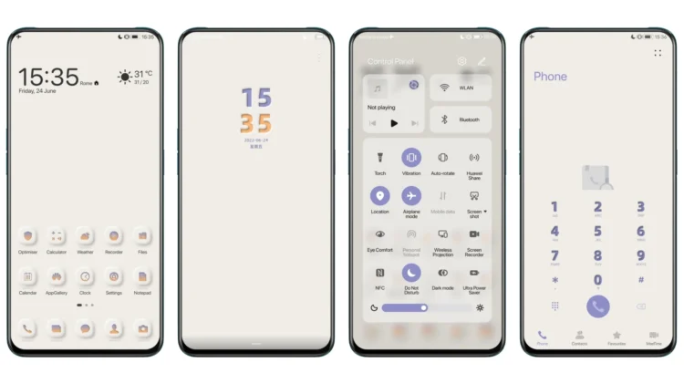 Mimic Purple EMUI Theme