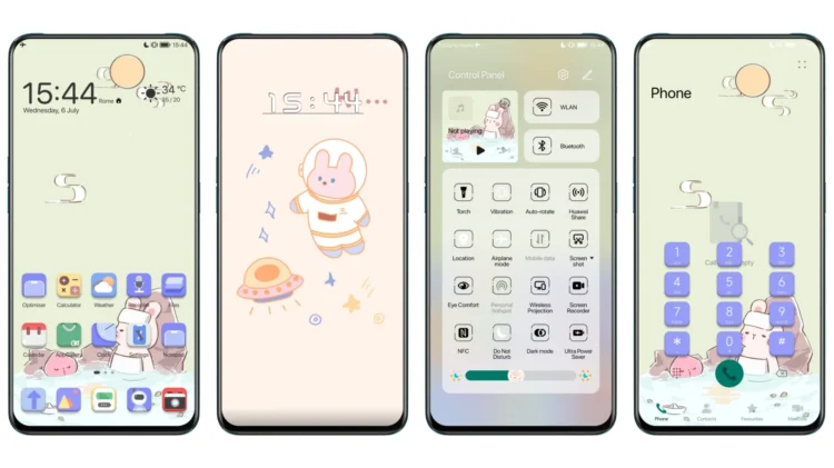 Cute Bear v14 EMUI Theme