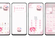 Cute Girl v2 EMUI Theme