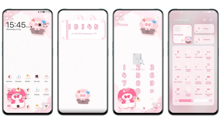 Cute Girl v2 EMUI Theme