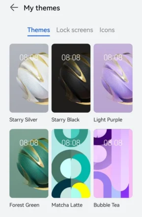 Huawei Nova 10 Stock Themes