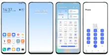 Light Blue Gradient EMUI Theme