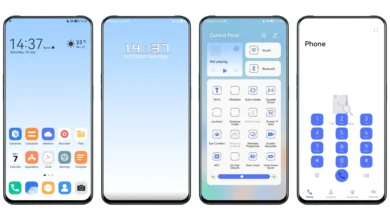 Light Blue Gradient EMUI Theme