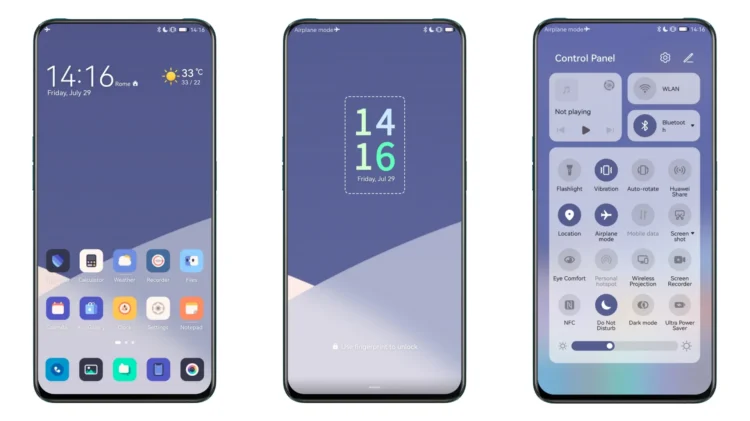 Charm Blue EMUI Theme