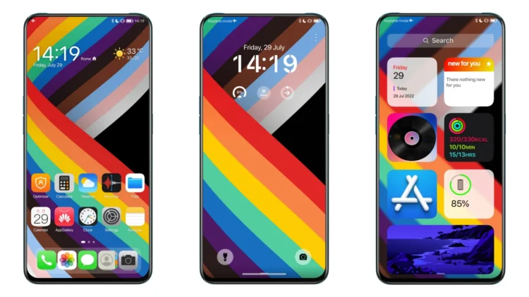 IOS 16 EMUI Theme
