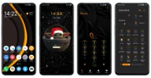 Orange Black EMUI Theme