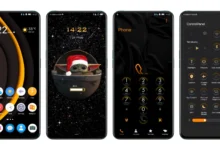 Orange Black EMUI Theme