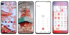 White Red EMUI Theme