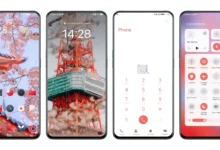 White Red EMUI Theme