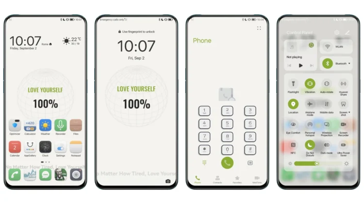 Love Yourself EMUI Theme