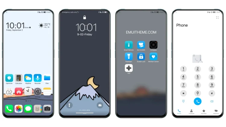 Minimalism iOS EMUI Theme