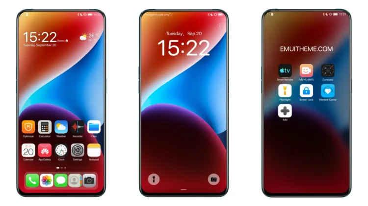 iOS 16 EMUI Theme