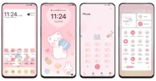 Cute Bear v16 EMUI Theme