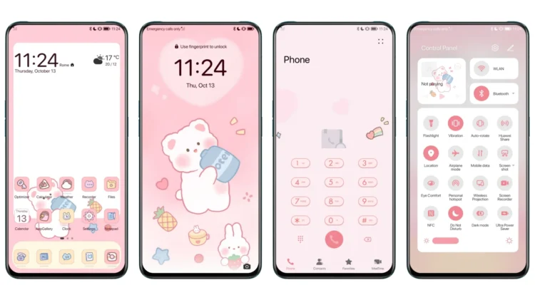 Cute Bear v16 EMUI Theme