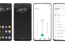 Geometric Black EMUI Theme