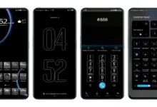 3D Black EMUI Theme