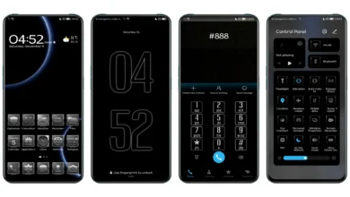 3D Black EMUI Theme
