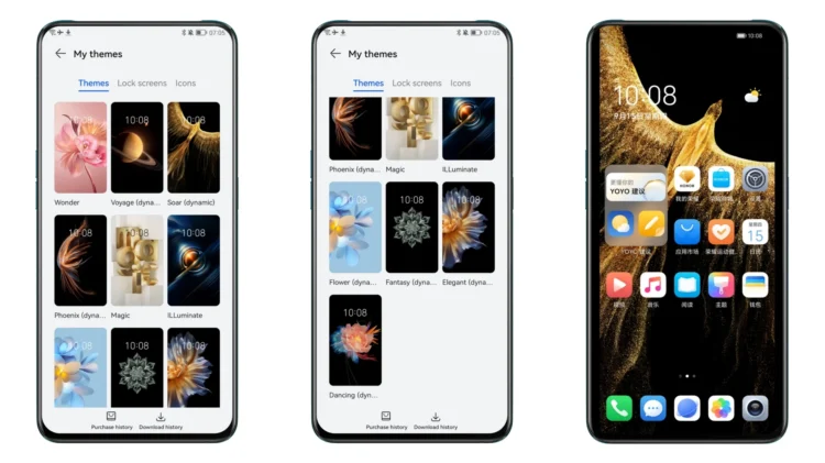Honor Magic VS Stock Theme