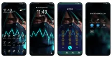 Scars Face Mask EMUI Theme