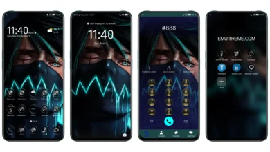 Scars Face Mask EMUI Theme