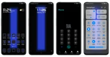 Huawei Mate 30 RS Porsche Design Blue Theme