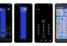 Huawei Mate 30 RS Porsche Design Blue Theme