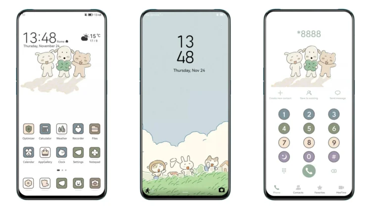 Three little ones EMUI Theme