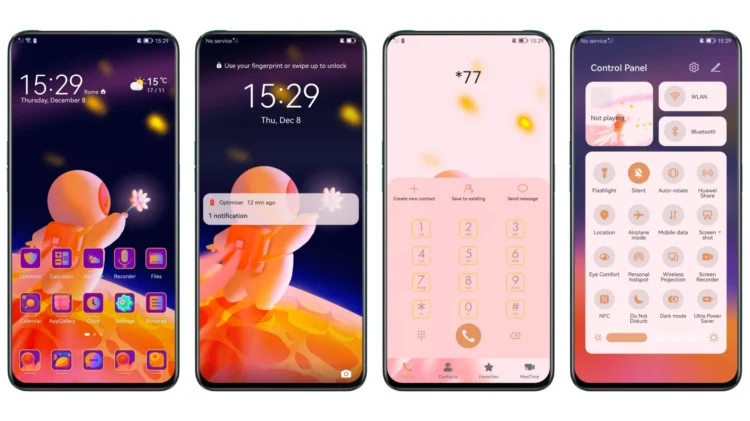 interstellar wandererl EMUI Theme