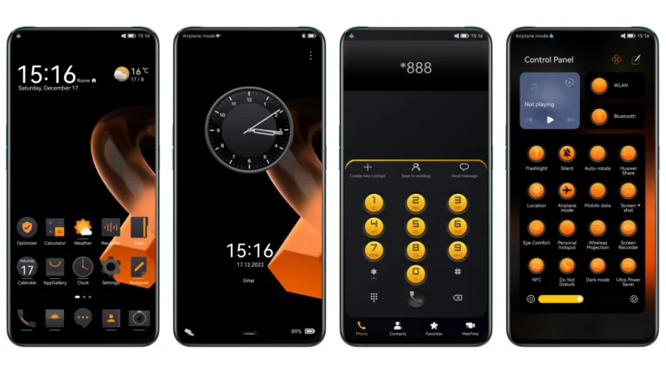 Dark Emotion EMUI Theme