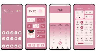 Pink neomimesis EMUI Theme