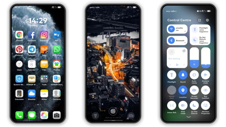 IOS18 EMUI and MagicOS Theme